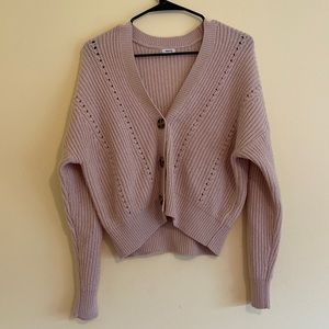 Oversized Tan Cardigan